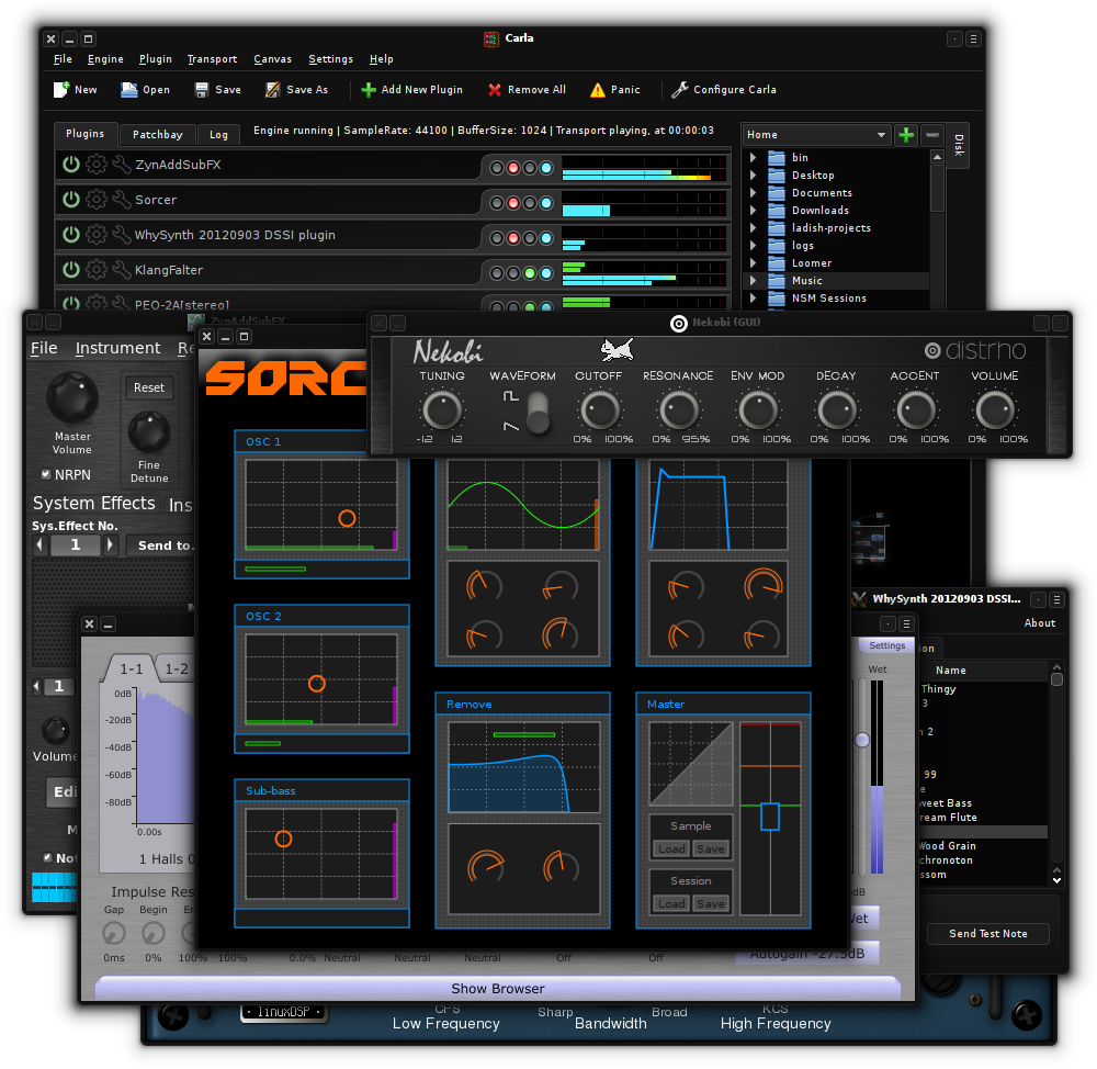 Hôtes pour plugins / Outils modulaires