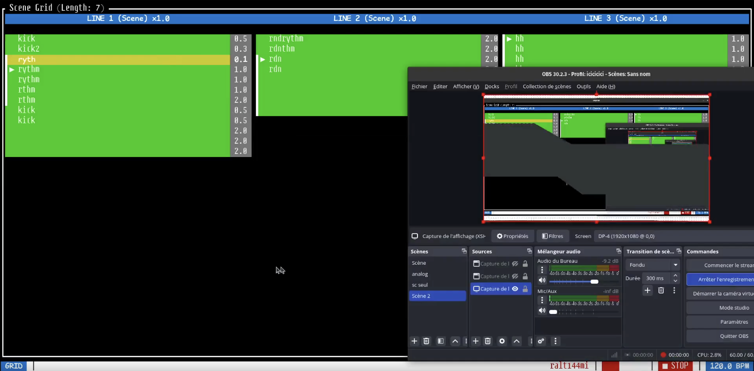 Streaming et enregistrement